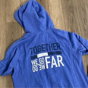 Peloton The Fleece Zip Hoodie Dazzling‎ Blue